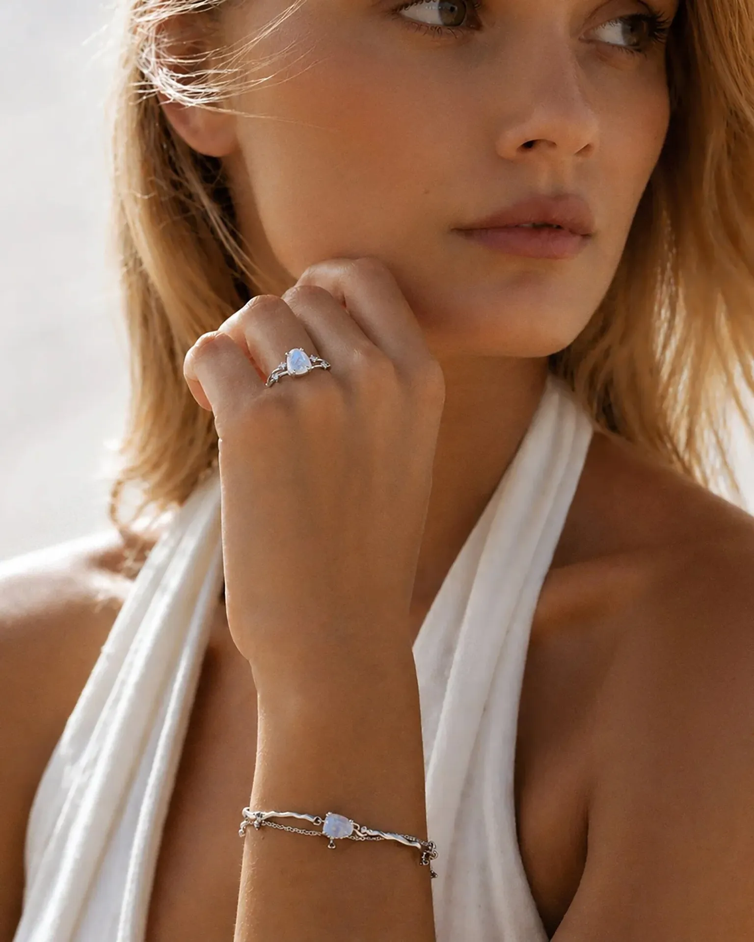 Moonstone Bracelet - Flow
