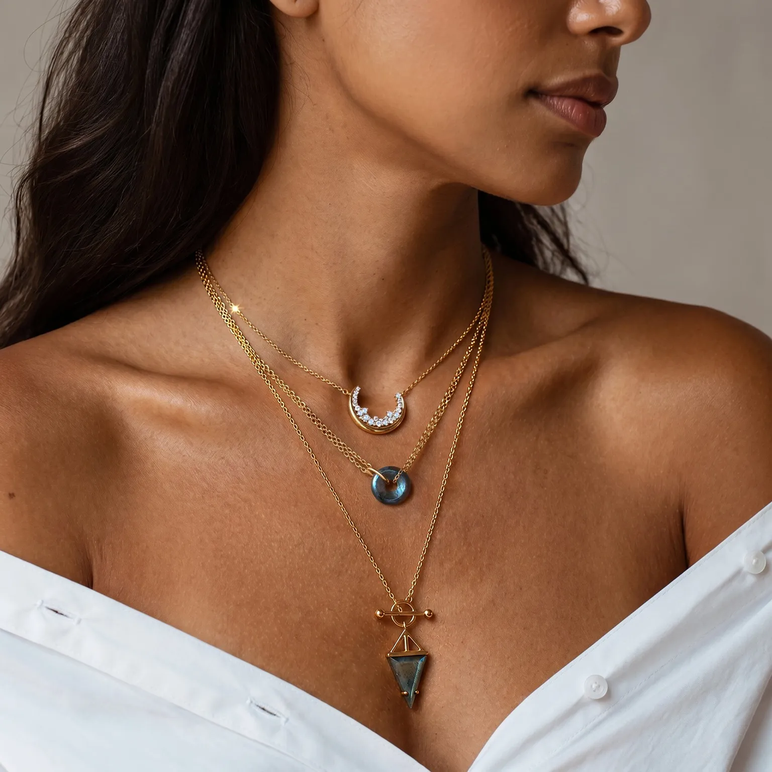 Labradorite Necklace - Ora