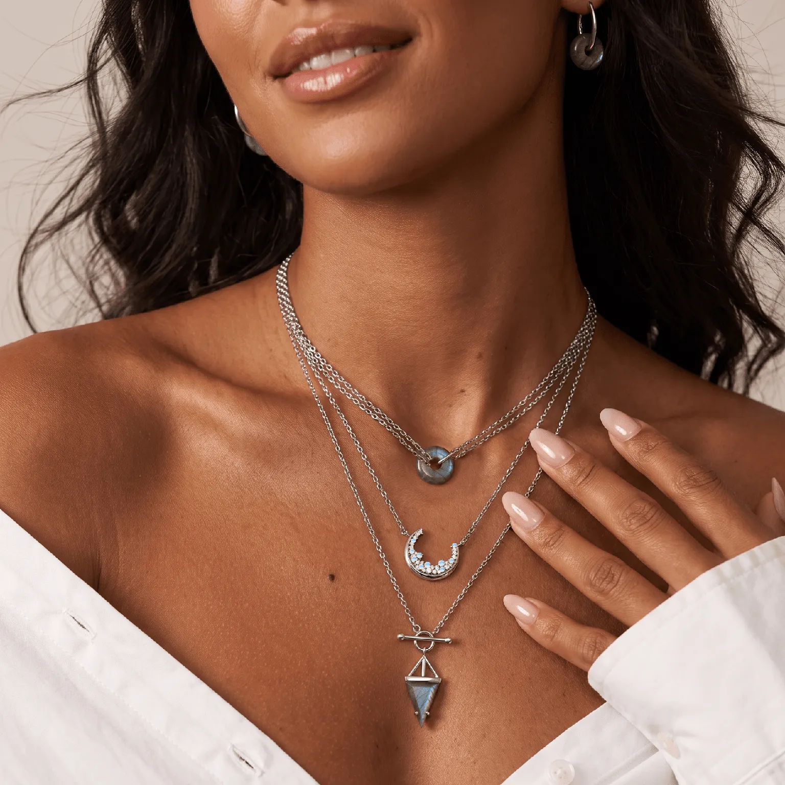 Labradorite Necklace - Ora