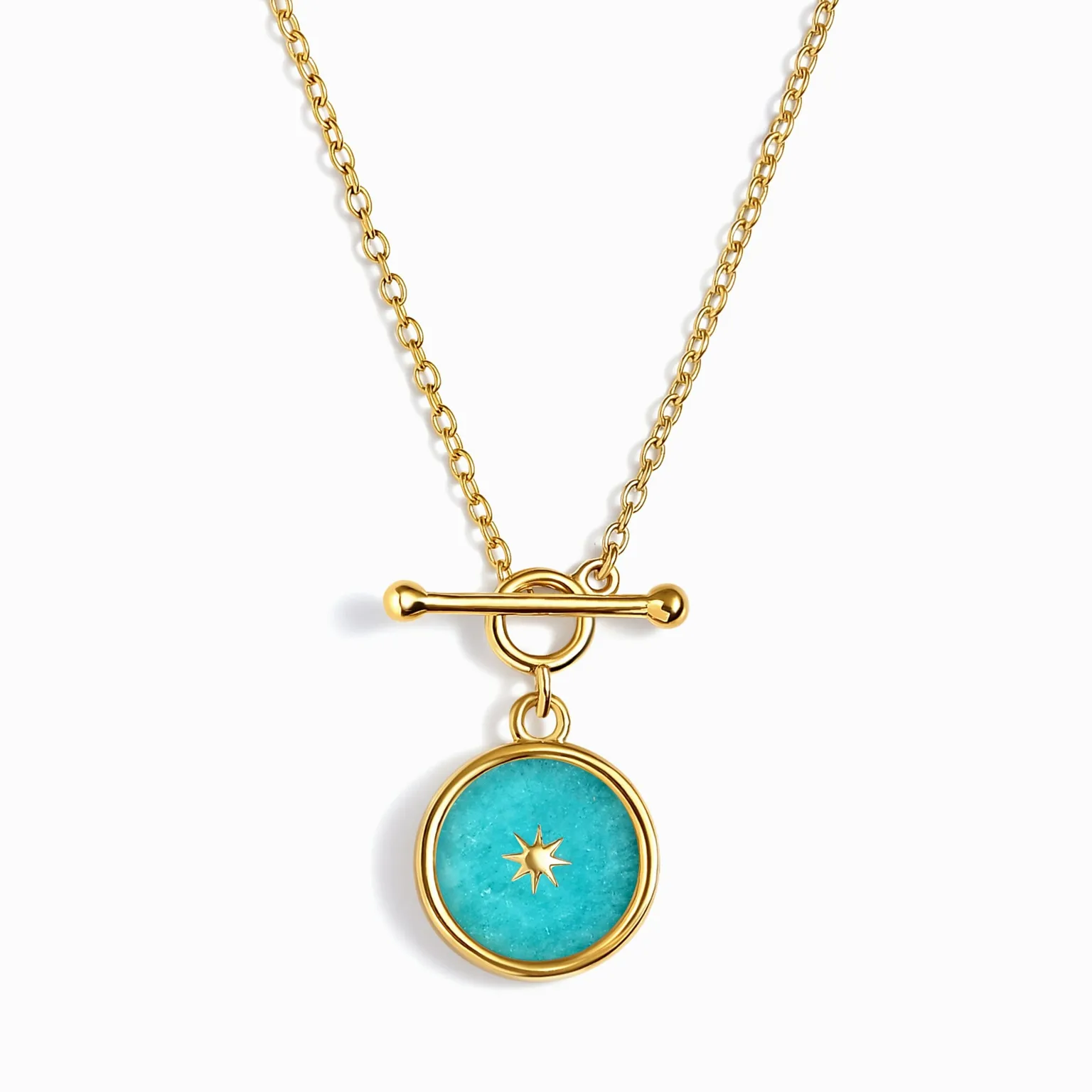 Amazonite T-Lock Necklace - Sol