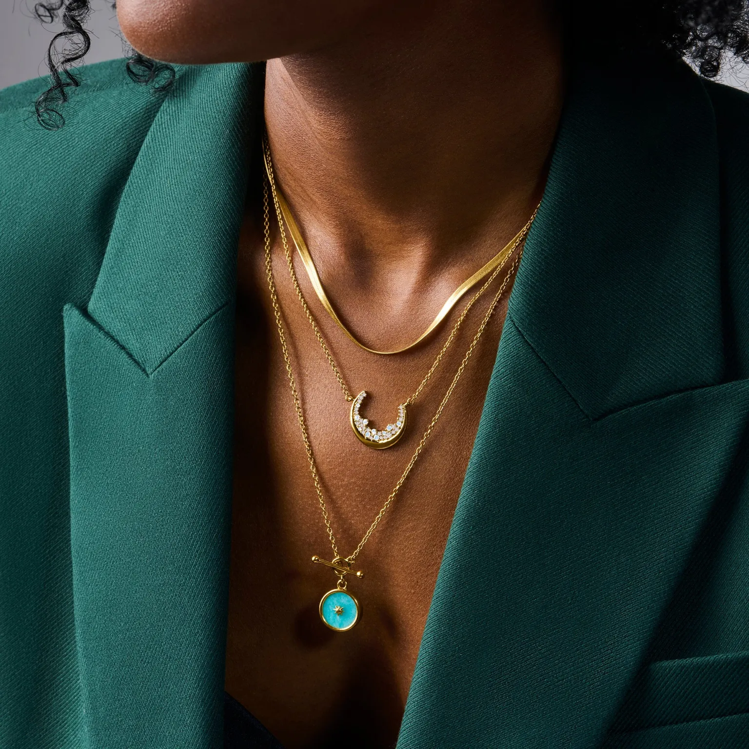 Amazonite T-Lock Necklace - Sol