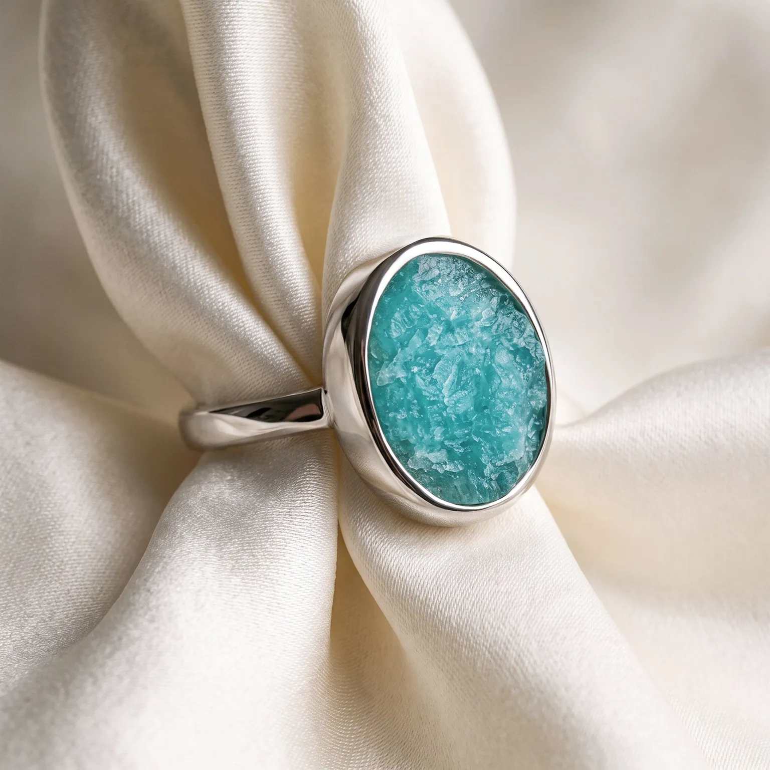 Amazonite Ring - Enfolded