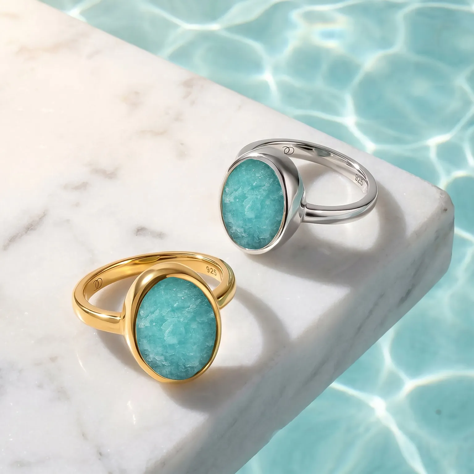 Amazonite Ring - Enfolded