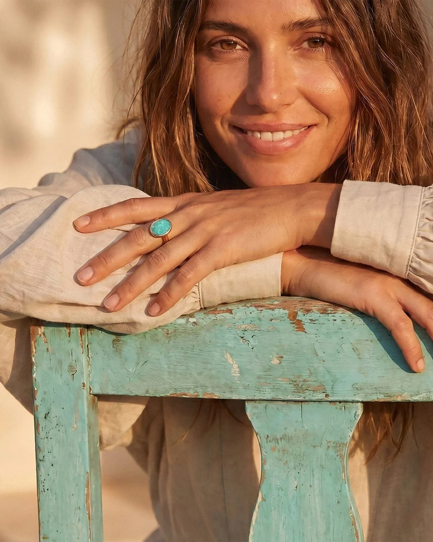Amazonite Ring - Enfolded